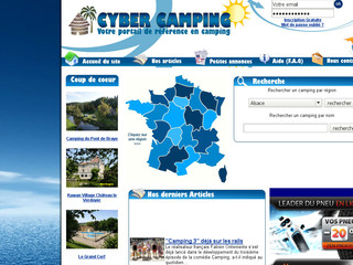 Aperçu visuel du site http://www.cyber-camping.fr