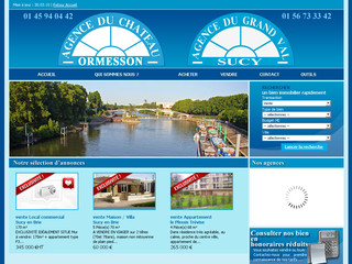 Aperçu visuel du site http://www.agencechateau.com