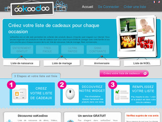 Aperçu visuel du site http://www.ookoodoo.fr
