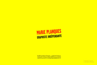 Portfolio de Marie Planques, graphiste freelance - Marieplanques.fr