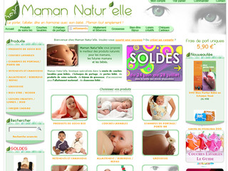 Aperçu visuel du site http://www.maman-naturelle.com