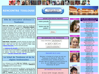 Aperçu visuel du site http://www.rencontres-toulouse.fr