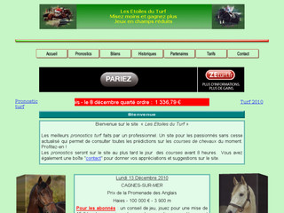 Les-etoiles-du-turf.com - Misez moins et gagnez plus avec les pronostics gratuits Les-etoiles-du-turf.com - Misez moins et gagnez plus avec les pronostics gratuits
