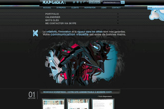 Aperçu visuel du site http://www.kaduma.net