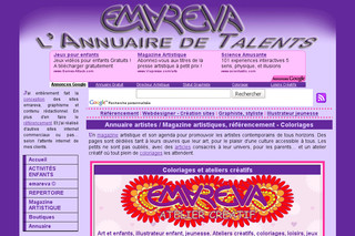Annuaireemareva.com - Annuaire des arts, création de sites ou blogs artistiques