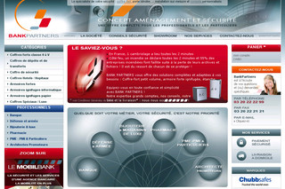 Aperçu visuel du site http://www.bankpartners.fr