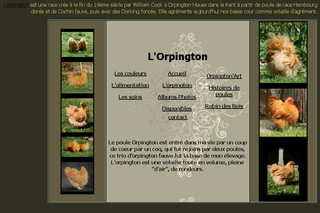 Aperçu visuel du site http://www.orpington.fr