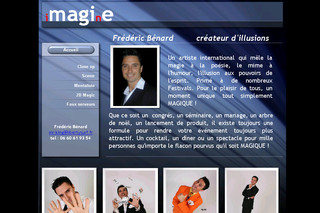 Aperçu visuel du site http://www.mad-magic.com
