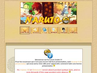 Aperçu visuel du site http://naruto-xd.com