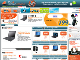 Aperçu visuel du site http://www.laptopservice.fr