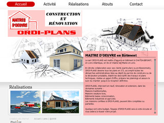 Aperçu visuel du site http://www.ordi-plans.com