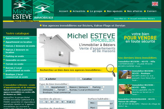 Esteve-immo.com - Michel Esteve Immobilier Béziers : locations vente d'appartements