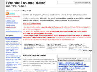 Aperçu visuel du site http://www.appeldoffrepublic.fr/