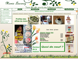 Aperçu visuel du site http://www.mamielaurency.fr