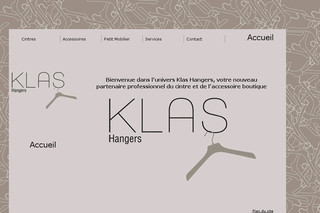 Klas hangers spécialiste des cintres, embauchoirs et accessoires boutique pour les professionnels