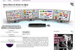 Aperçu visuel du site http://www.bon-plan-achat-gratuit.fr