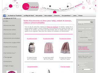 Aperçu visuel du site http://www.bymaud.com