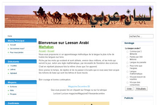 Aperçu visuel du site http://www.leesanarabi.com