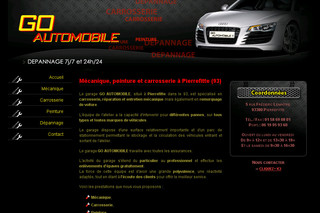 Aperçu visuel du site http://www.go-automobile.com