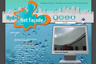 Aperçu visuel du site http://www.hydronetfacade.fr