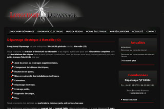 Aperçu visuel du site http://www.longchamp-depannage.fr