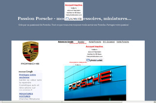 Aperçu visuel du site http://porsche-france.blogspot.com
