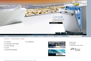 Aperçu visuel du site http://www.siemens-home.fr/