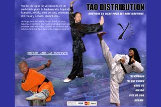 Aperçu visuel du site http://www.tao-distribution.com