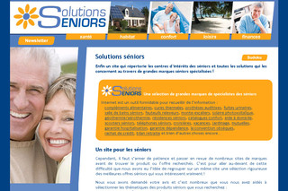 Aperçu visuel du site http://www.solutionseniors.com