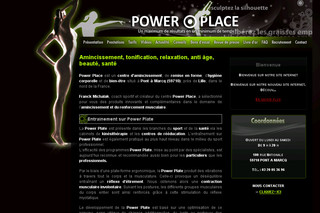 Aperçu visuel du site http://www.power-place.fr