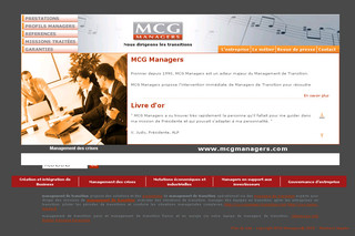 Aperçu visuel du site http://www.mcgmanagers.com