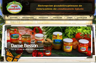 Damebesson.com - Sauces piquantes de Guadeloupe - Dame Besson