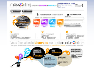 Aperçu visuel du site http://www.malusonline.com