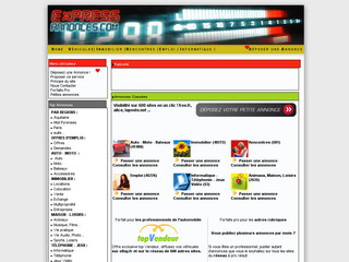 Aperçu visuel du site http://www.express-annonces.com
