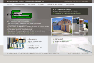 Aperçu visuel du site http://www.ets-guerin.fr