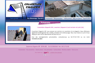 Aperçu visuel du site http://www.entreprise-jrc.com