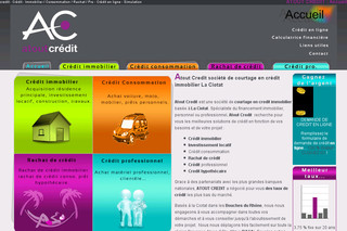 Aperçu visuel du site http://www.atoutcredit.fr