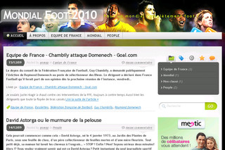 Mondial Foot 2010 - Le blog de la coupe du monde 2010 - Mondial-foot-2010.com