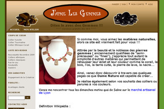Aperçu visuel du site http://www.jaimelesgemmes.fr