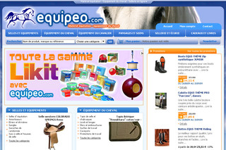 Equipeo.com : Matériel équitation - Les meilleurs prix du web !
