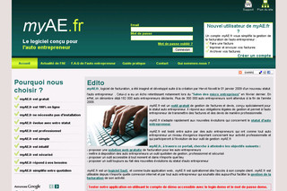 Aperçu visuel du site http://www.myae.fr