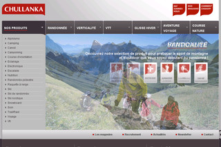 Aperçu visuel du site http://www.chullanka.com