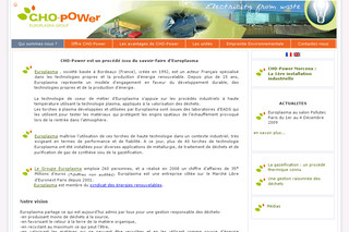 Aperçu visuel du site http://www.cho-power.com