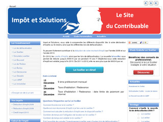 Aperçu visuel du site http://www.impot-et-solutions.fr