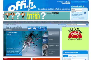 Aperçu visuel du site http://www.offi.fr
