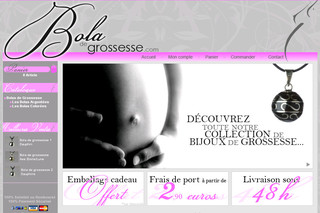 Aperçu visuel du site http://www.bola-de-grossesse.com