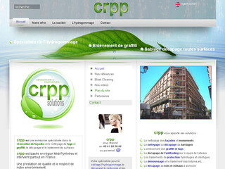 Aperçu visuel du site http://www.crpp.fr