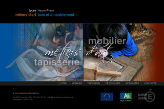 Aperçu visuel du site http://www.tapisserie-mobilier.org