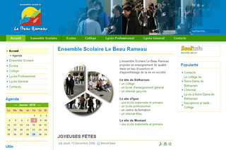 Aperçu visuel du site http://www.beau-rameau.org/
