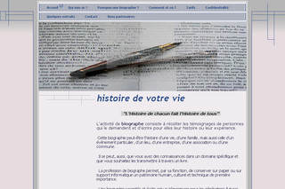 Aperçu visuel du site http://www.biographe-sudouest.com